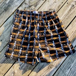 Skeleton Halloween Shorts